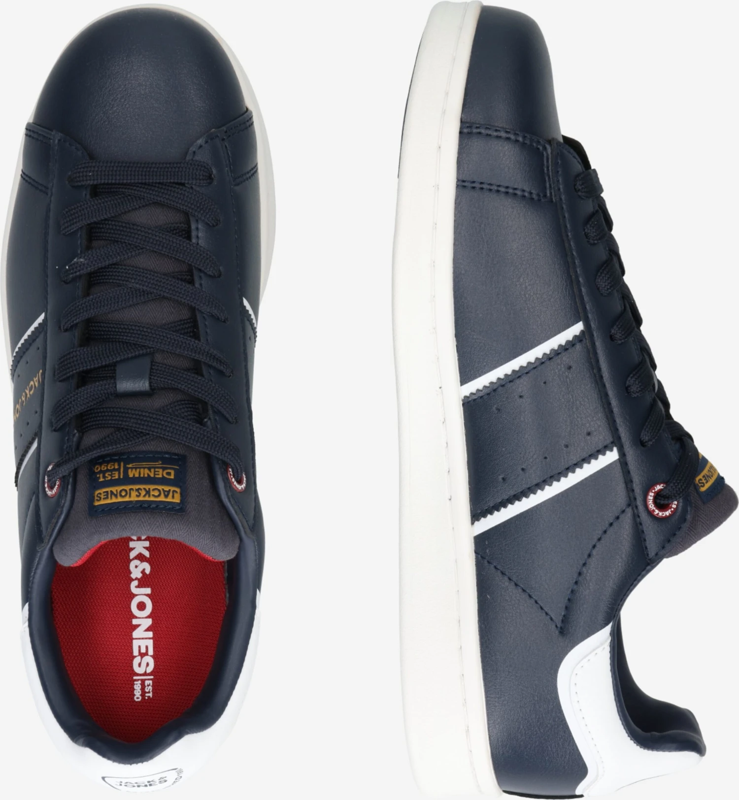 Jack & Jones Casual Sneakers Sneakers Laag GUARDIAN Heren Navy 4 Jack & Jones Casual Sneakers Sneakers Laag GUARDIAN Heren Navy - Afbeelding 2