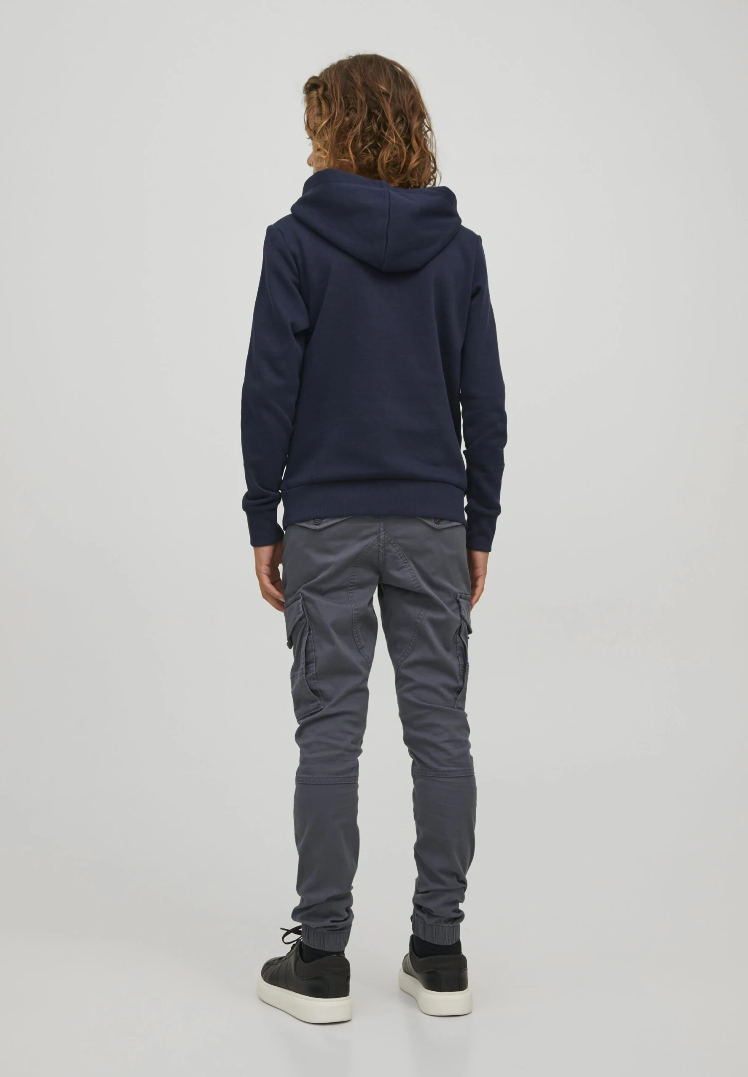 Jack & Jones Junior Cargobroek - Ombre Blue 5 Jack & Jones Junior Cargobroek - Ombre Blue - Afbeelding 3