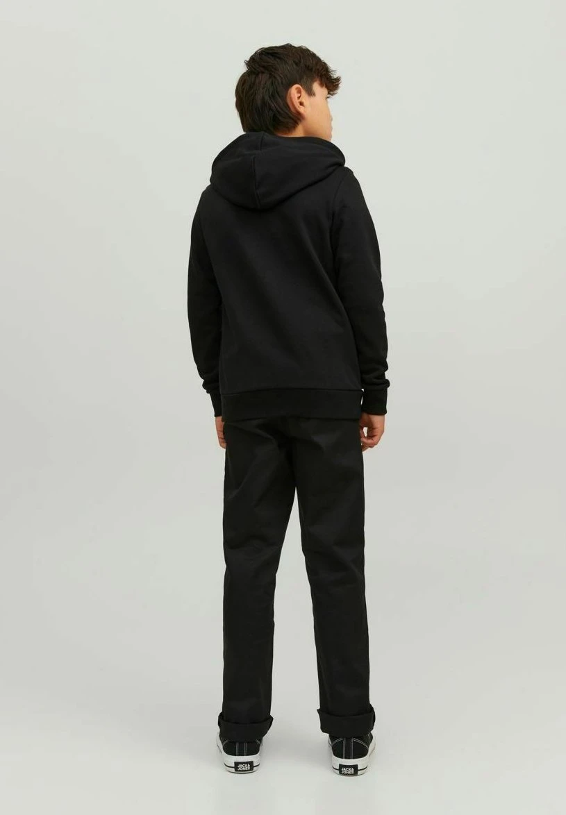 Jack & Jones Junior Mit Reissverschluss Logo - Sweater Met Rits - Black 5 Jack & Jones Junior Mit Reissverschluss Logo - Sweater Met Rits - Black - Afbeelding 3