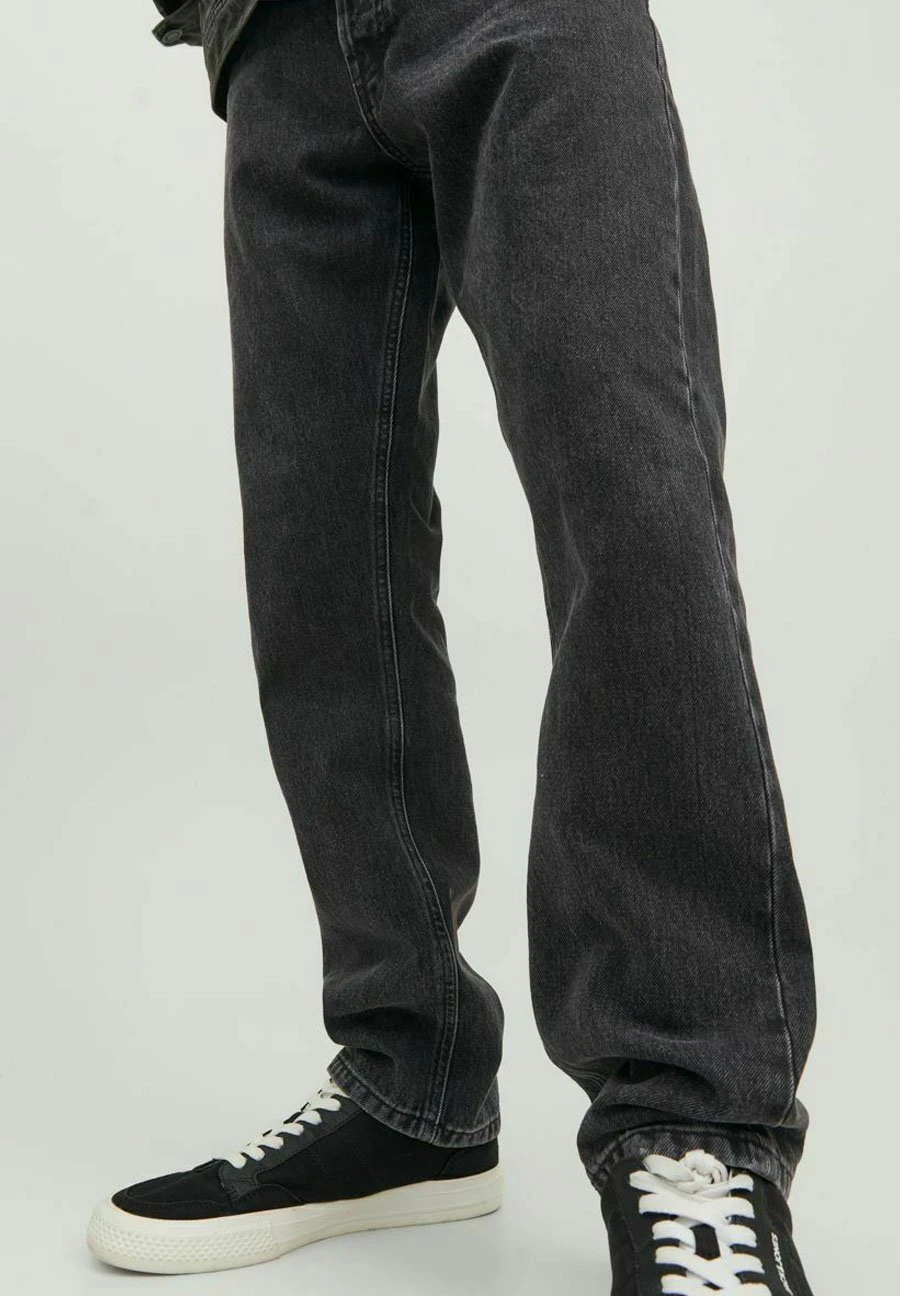 Jack & Jones Straight Leg Jeans - Black Denim 6 Jack & Jones Straight Leg Jeans - Black Denim - Afbeelding 4