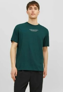 JACK&JONES Premium Rbluarchie Crew Neck- T-Shirt Print - Ponderosa Pine