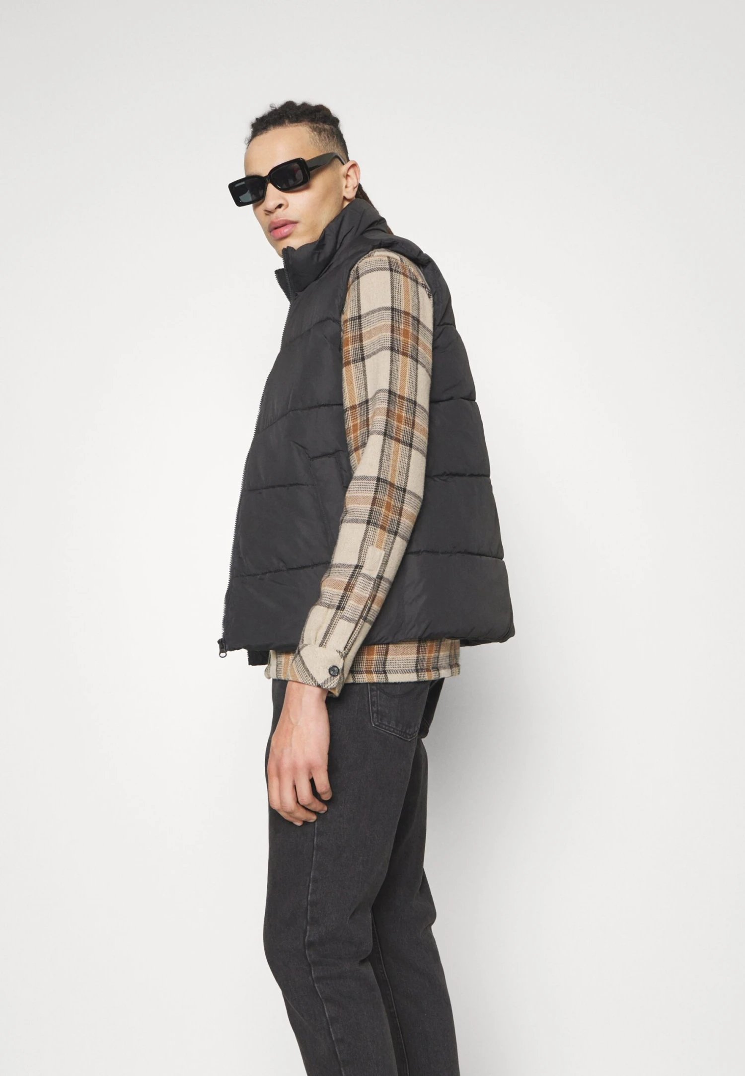 Jack & Jones Jjifrank Jjleen Cropped - Jeans Tapered Fit - Black Denim 7 Jack & Jones Jjifrank Jjleen Cropped - Jeans Tapered Fit - Black Denim - Afbeelding 5