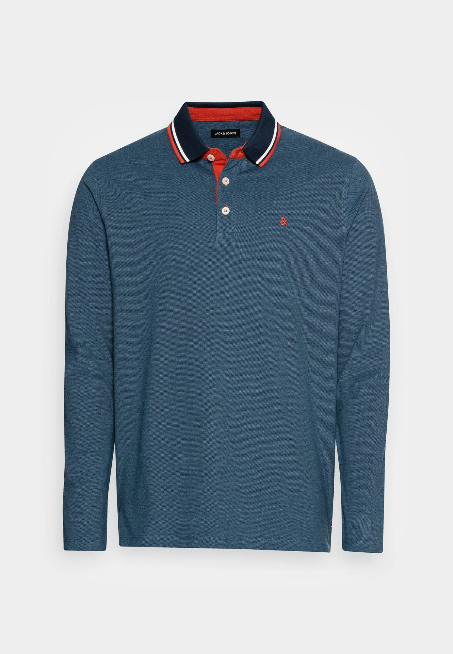Jack & Jones Jjepaulos- Poloshirt - Denim Blue 6 Jack & Jones Jjepaulos- Poloshirt - Denim Blue - Afbeelding 4