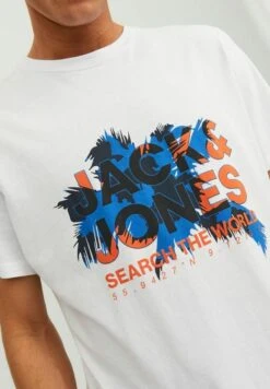 Jack & Jones Jcomarina Tee Crew Neck - T-Shirt Print - White -Jack & Jones Winkel 5fd5a86ea5ac4120b1e0c86e347b7f63