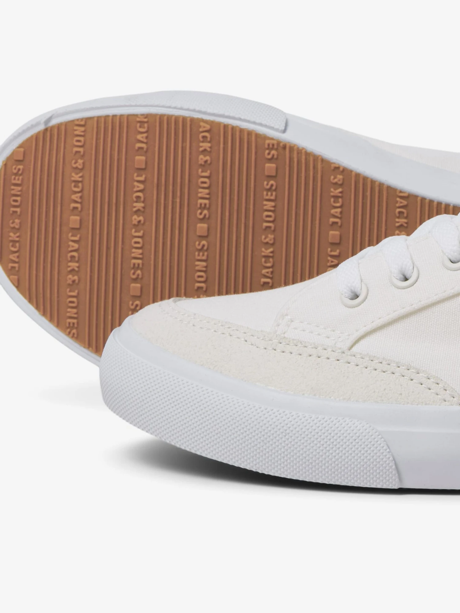 Jack & Jones Casual Sneakers Sneakers Laag GRANT Heren Wit 6 Jack & Jones Casual Sneakers Sneakers Laag GRANT Heren Wit - Afbeelding 4