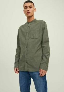 Jack & Jones JJEBAND MELANGE L/S AU22 SN - Overhemd