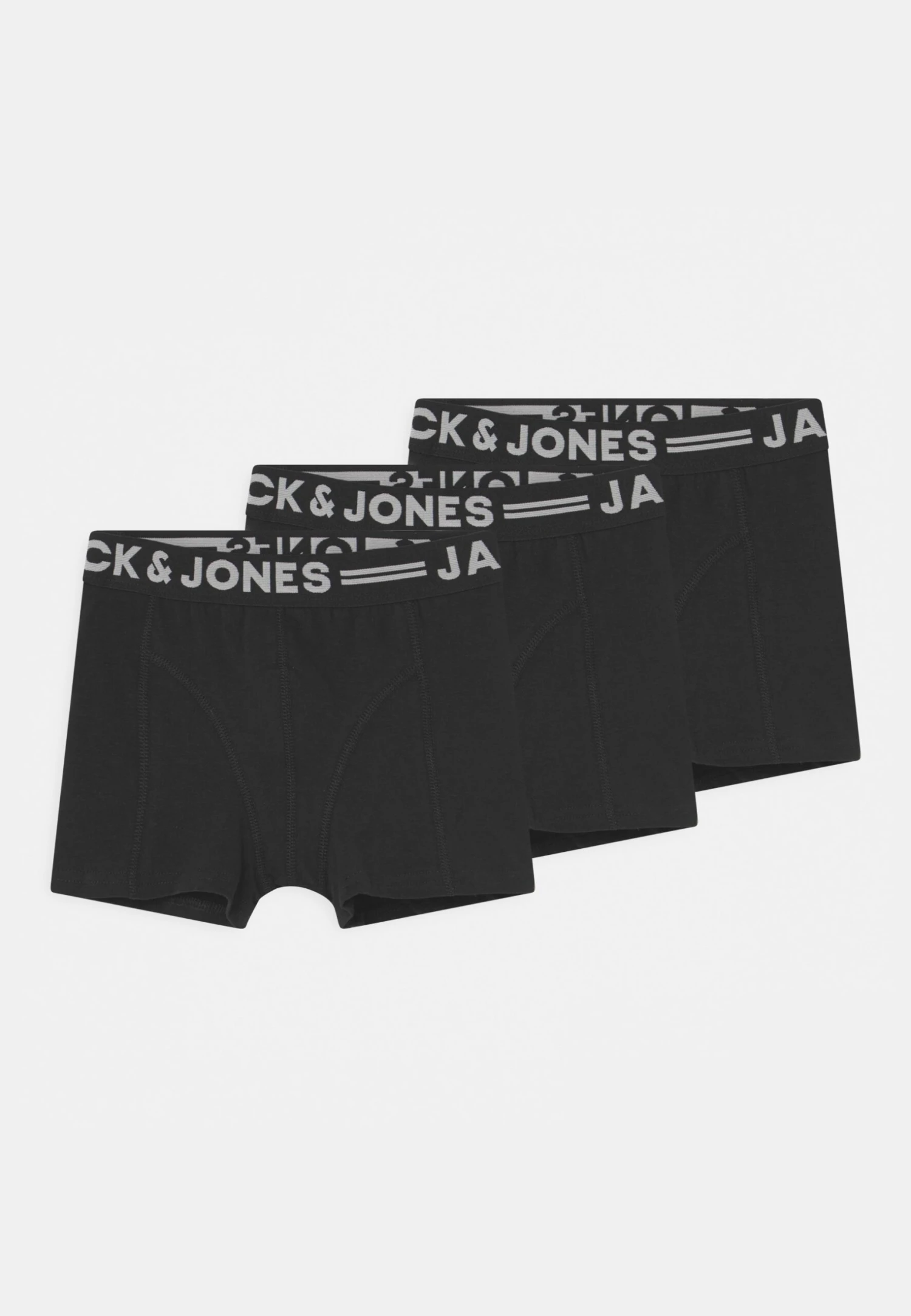 Jack & Jones Junior Sense Trunks Jr 3 Pack - Onderbroeken - Black 3 Jack & Jones Junior Sense Trunks Jr 3 Pack - Onderbroeken - Black