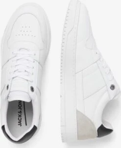 Jack & Jones Casual Sneakers Sneakers Laag Basket Heren Wit -Jack & Jones Winkel 60d75555ae3508b714342fbaf9ee2163