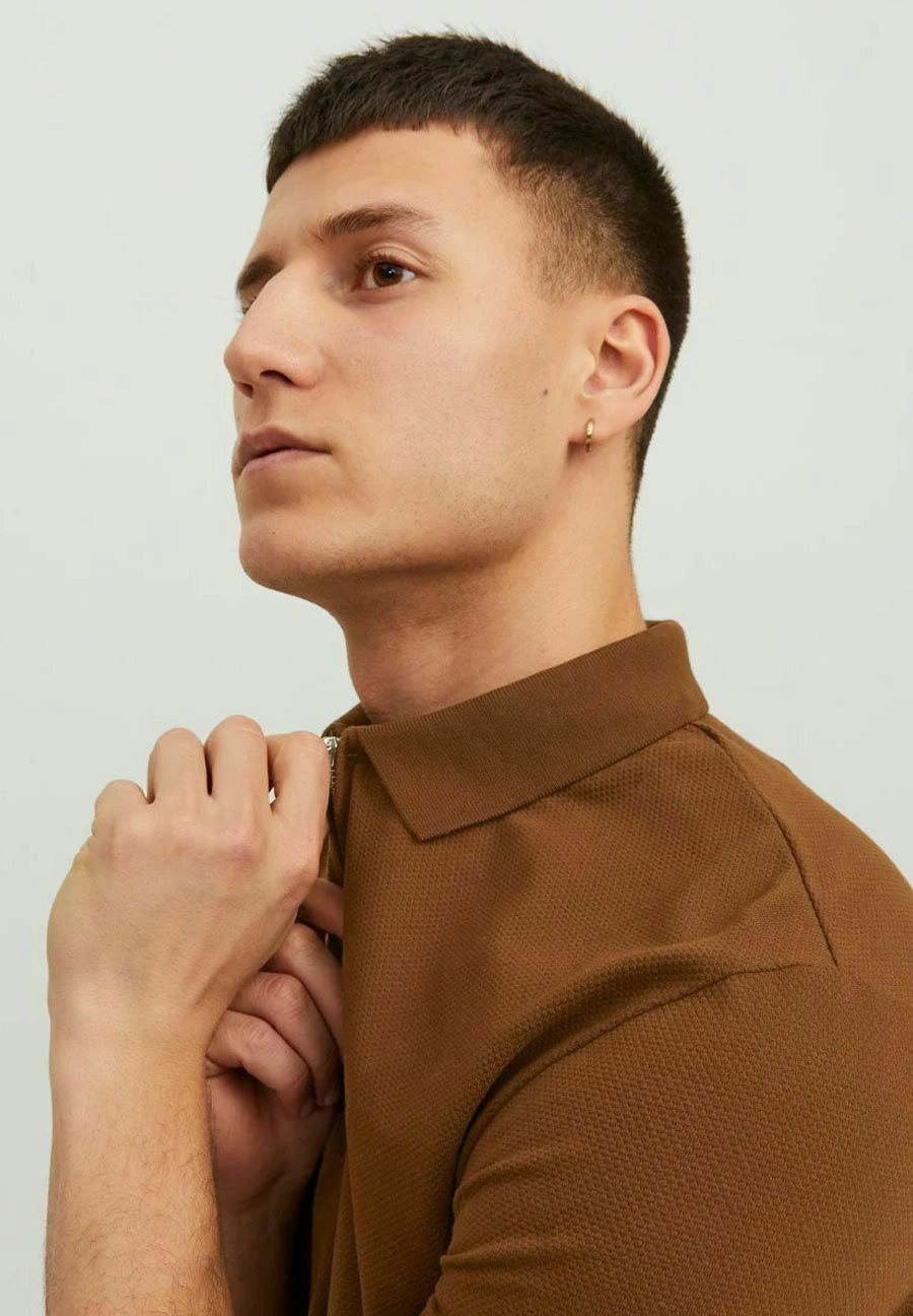 JACK&JONES Premium Kurzärmeliges - Poloshirt - Emperador 6 JACK&JONES Premium Kurzärmeliges - Poloshirt - Emperador - Afbeelding 4