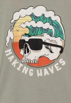 Jack & Jones Junior Jjtidal Tee Crew Neck- T-Shirt Print - Wrought Iron -Jack & Jones Winkel 66b51815f3e94941a33823c1c400451f