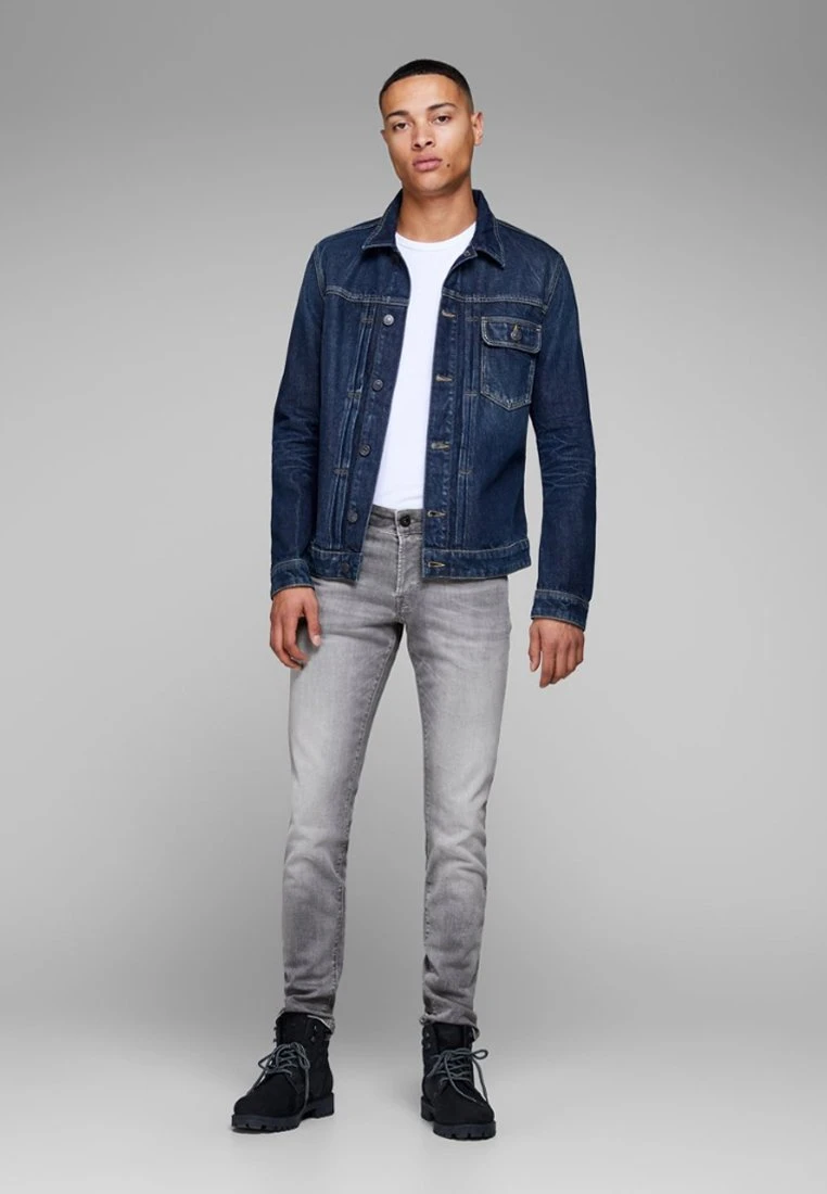 Jack & Jones Glenn Icon J - Slim Fit Jeans - Grey Denim 4 Jack & Jones Glenn Icon J - Slim Fit Jeans - Grey Denim - Afbeelding 2