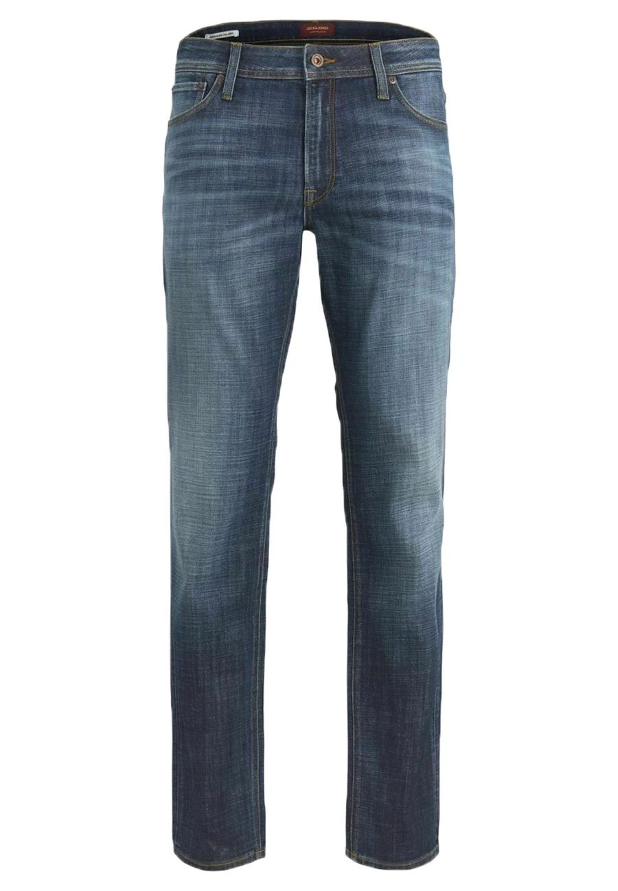 Jack & Jones Straight Leg Jeans - Blue Denim 3 Jack & Jones Straight Leg Jeans - Blue Denim