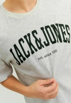 Jack & Jones Logo - T-Shirt Print - White Melange -Jack & Jones Winkel 6ed4ec257d8b495db0c9f15c8a3d2dd4