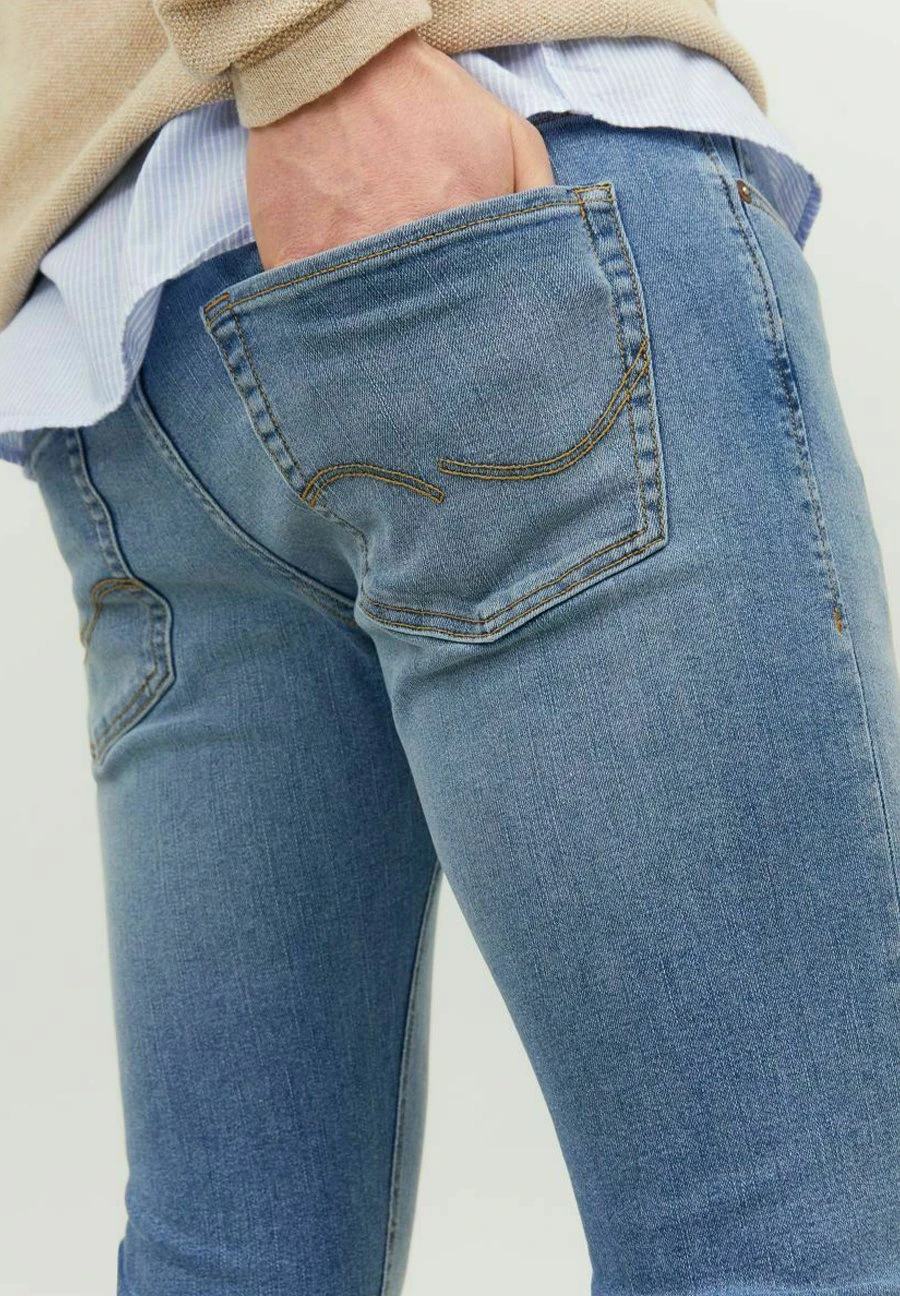 Jack & Jones Glenn Original Mf- Slim Fit Jeans - Blue Denim 7 Jack & Jones Glenn Original Mf- Slim Fit Jeans - Blue Denim - Afbeelding 5