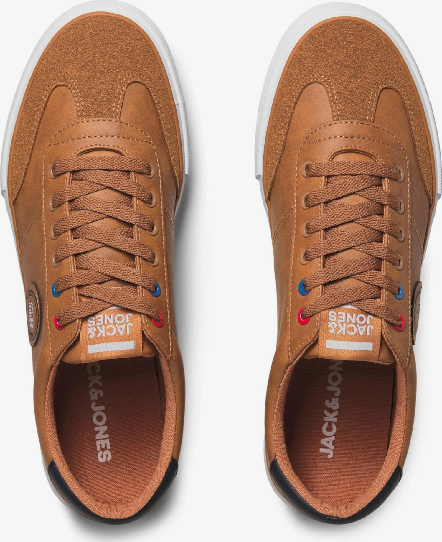 Jack & Jones Casual Sneakers Sneakers Laag TOBY Heren Cognac 5 Jack & Jones Casual Sneakers Sneakers Laag TOBY Heren Cognac - Afbeelding 3