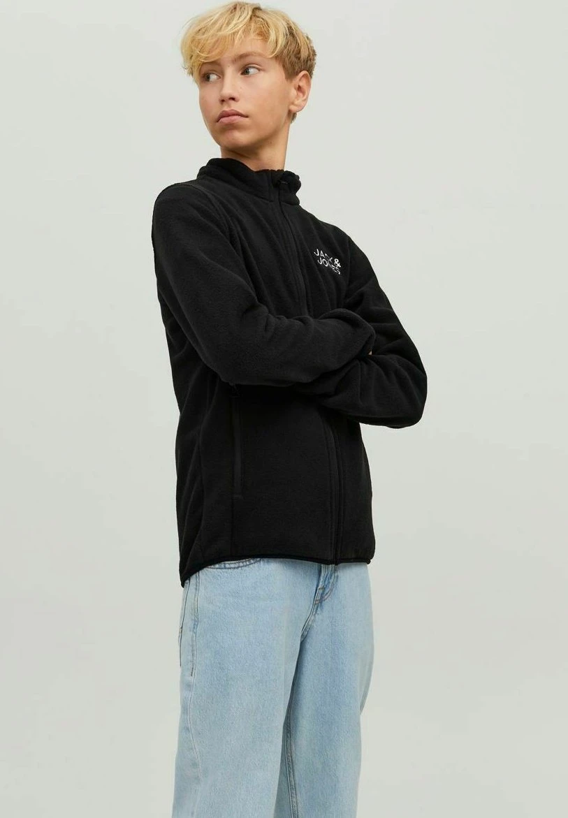 Jack & Jones Junior Fleecejas - Black 7 Jack & Jones Junior Fleecejas - Black - Afbeelding 5