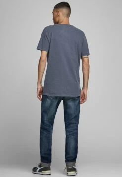 Jack & Jones Jjesplit NeckSs Noos - T-Shirt Basic - Navy -Jack & Jones Winkel 77cdd4bea7ca43c49823e4c9c414195c