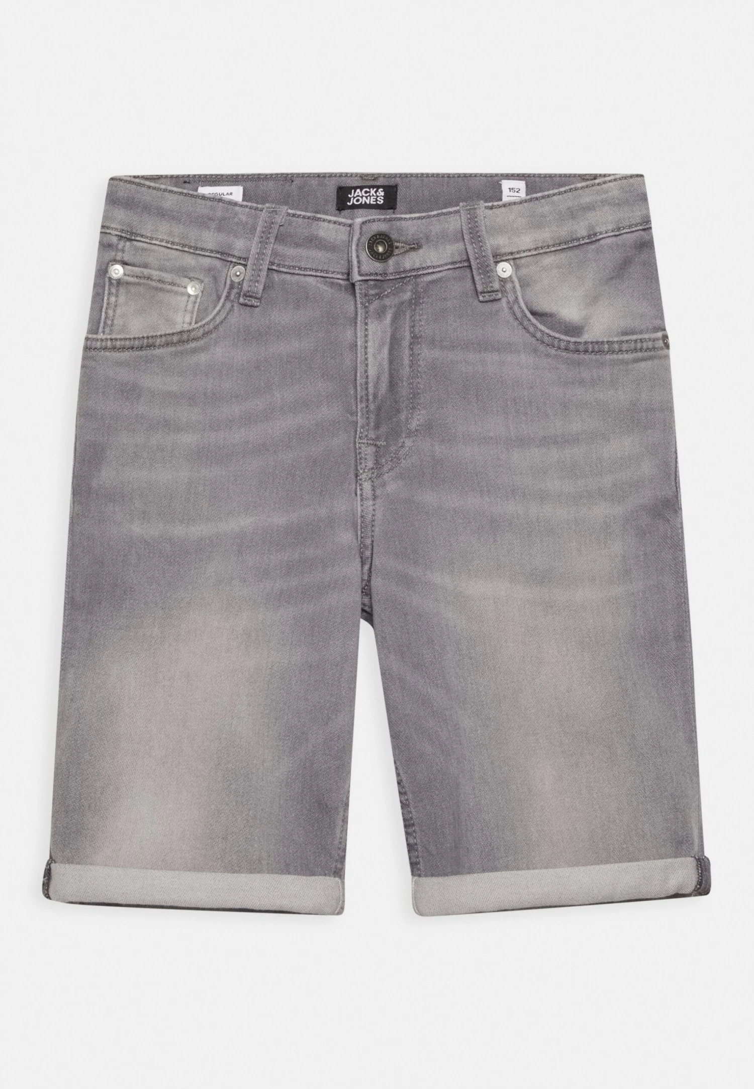 Jack & Jones Junior Jjirick Jjicon- Jeansshort - Grey Denim 3 Jack & Jones Junior Jjirick Jjicon- Jeansshort - Grey Denim