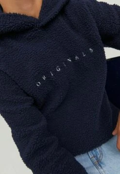 Jack & Jones Junior Hoodie Teddy - Fleece Trui - Navy Blazer -Jack & Jones Winkel 7eb962700ea146b8b679dc15370fb11d