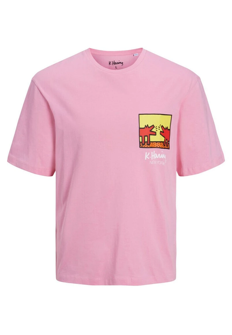 Jack & Jones T-Shirt Print - Rose 3 Jack & Jones T-Shirt Print - Rose