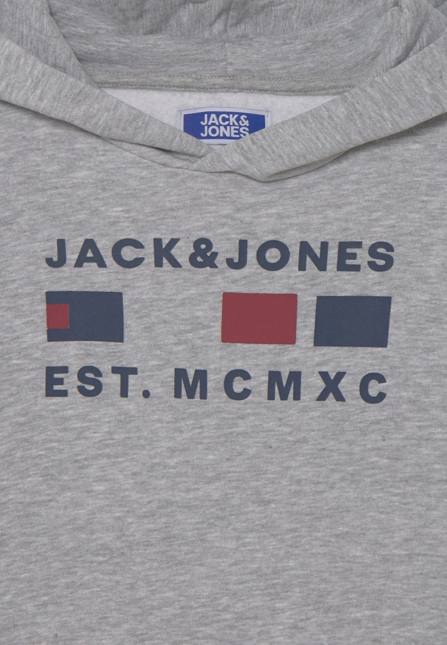 Jack & Jones Junior Jcofreddie Hood Jnr - Hoodie - Light Grey Melange 5 Jack & Jones Junior Jcofreddie Hood Jnr - Hoodie - Light Grey Melange - Afbeelding 3