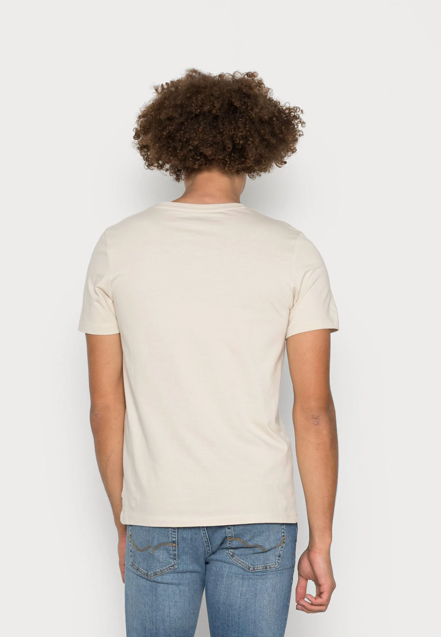 Jack & Jones Jje Basic Tee O Neck Noos - T-Shirt Basic - Moonbeam 5 Jack & Jones Jje Basic Tee O Neck Noos - T-Shirt Basic - Moonbeam - Afbeelding 3