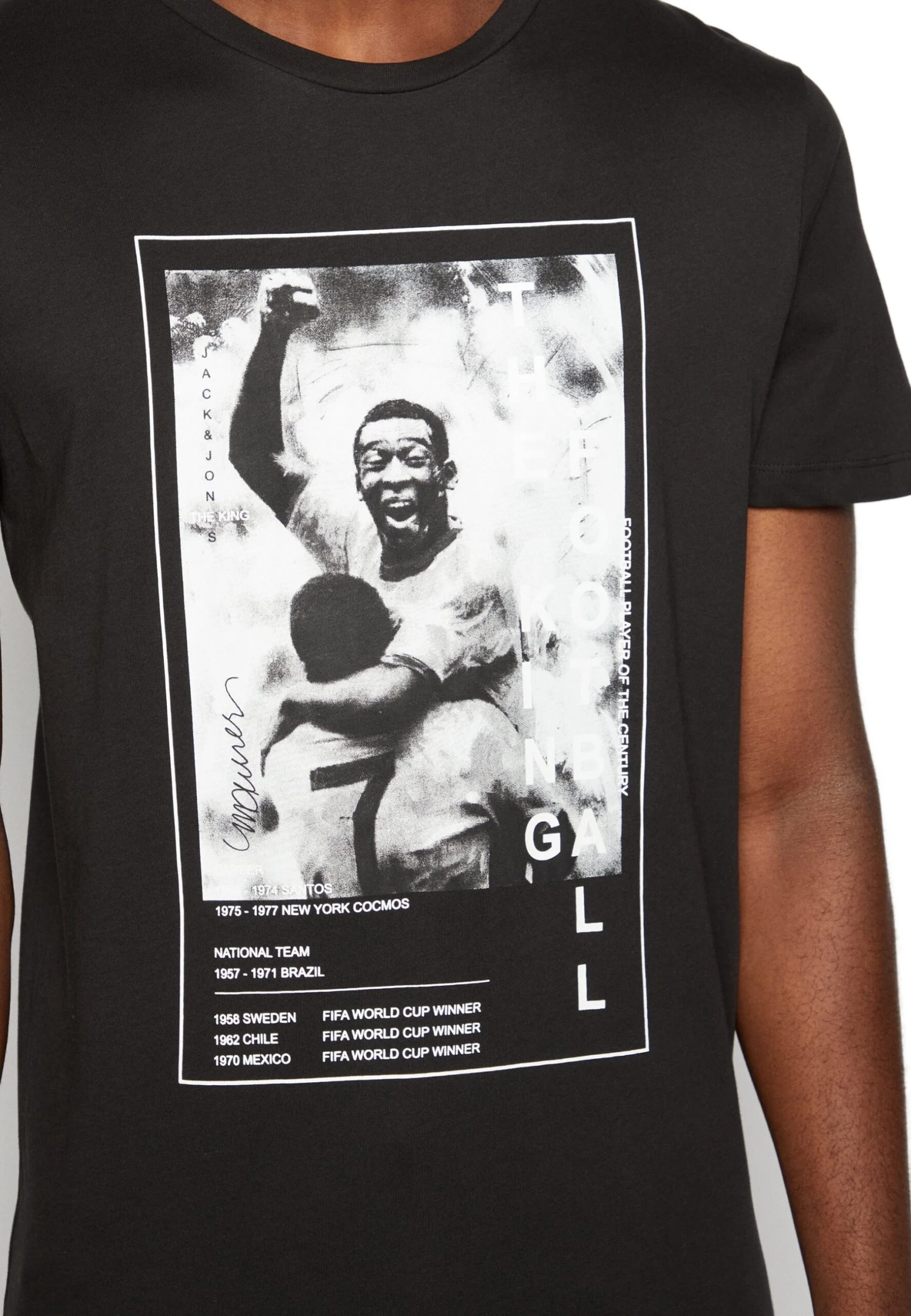 Jack & Jones Jcolegends Tee Crew Neck- T-Shirt Print - Black 8 Jack & Jones Jcolegends Tee Crew Neck- T-Shirt Print - Black - Afbeelding 6