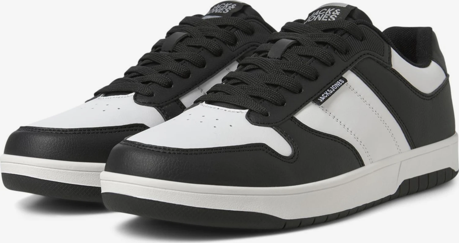Jack & Jones Casual Sneakers Sneakers Laag Jam Heren Zwart / Wit 4 Jack & Jones Casual Sneakers Sneakers Laag Jam Heren Zwart / Wit - Afbeelding 2
