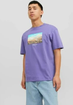 Jack & Jones Foto - T-Shirt Print - Twilight Purple