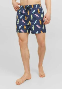 Jack & Jones Stfiji Swim Funny - Zwemshorts - Navy Blazer
