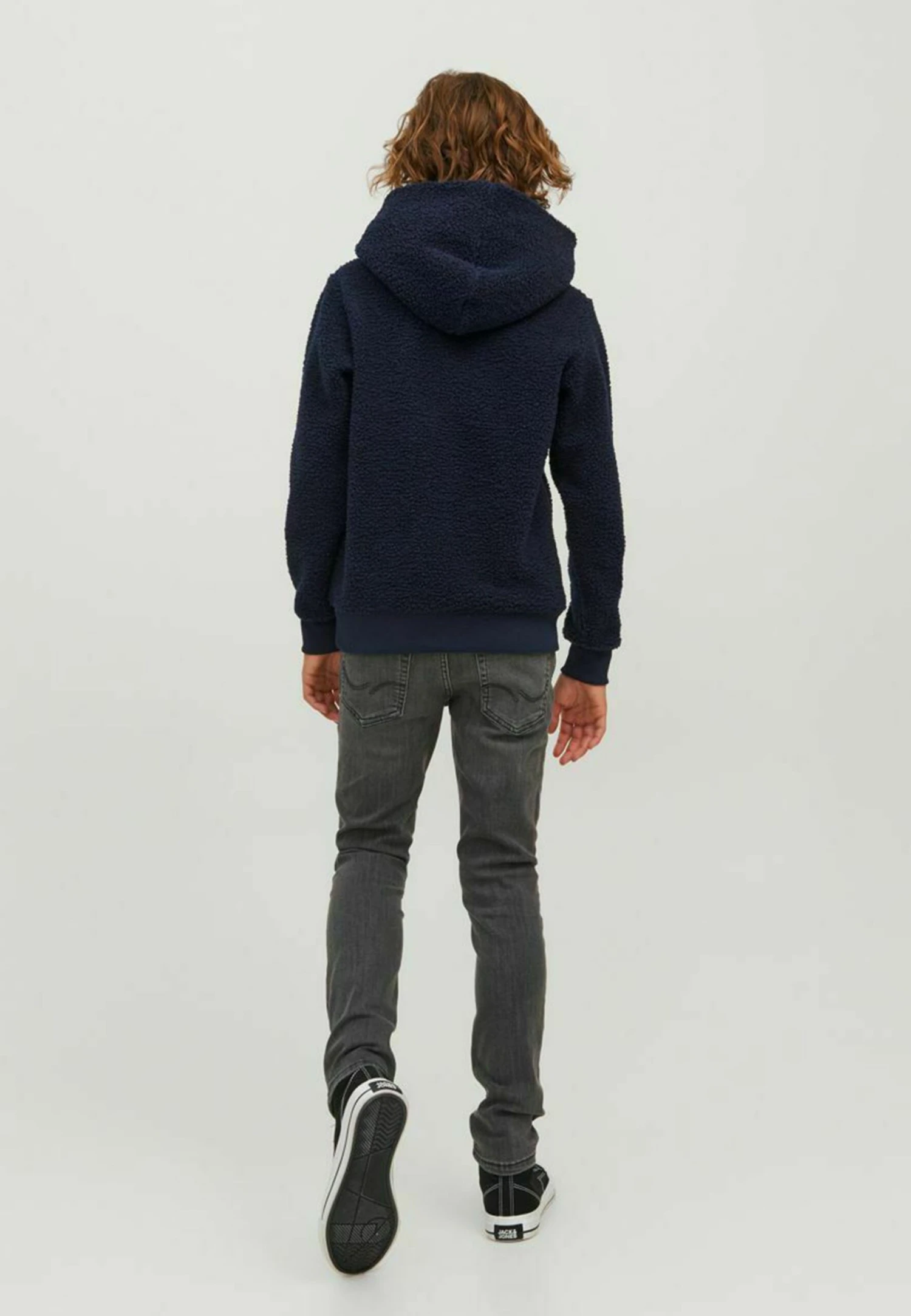 Jack & Jones Junior Jungen Glenn Original Am- Straight Leg Jeans - Black Denim 5 Jack & Jones Junior Jungen Glenn Original Am- Straight Leg Jeans - Black Denim - Afbeelding 3