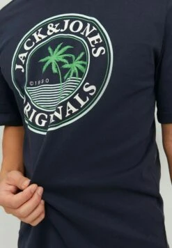 Jack & Jones Crew Neck - T-Shirt Print - Navy Blazer -Jack & Jones Winkel 8d40dfe3a0424150872855388301e61b