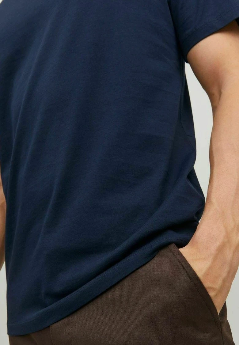 Jack & Jones V-Ausschnitt - T-Shirt Basic - Navy Blazer 7 Jack & Jones V-Ausschnitt - T-Shirt Basic - Navy Blazer - Afbeelding 5