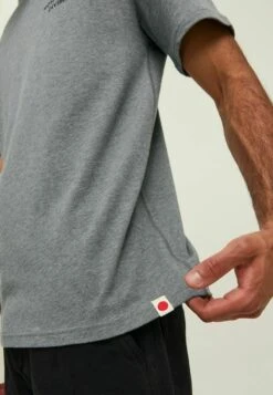 Jack & Jones Jjrdd Eddy Ss Crew Neck Sn - T-Shirt Print - Light Grey Melange -Jack & Jones Winkel 8ec0ba1cc12e40a283008ed2dda9ae4a