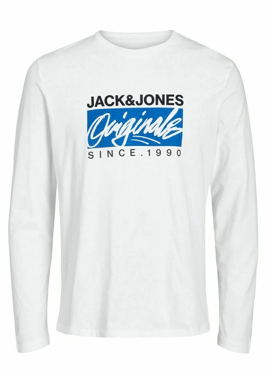 Jack & Jones Crew Neck - Longsleeve - Bright White 9 Jack & Jones Crew Neck - Longsleeve - Bright White - Afbeelding 7