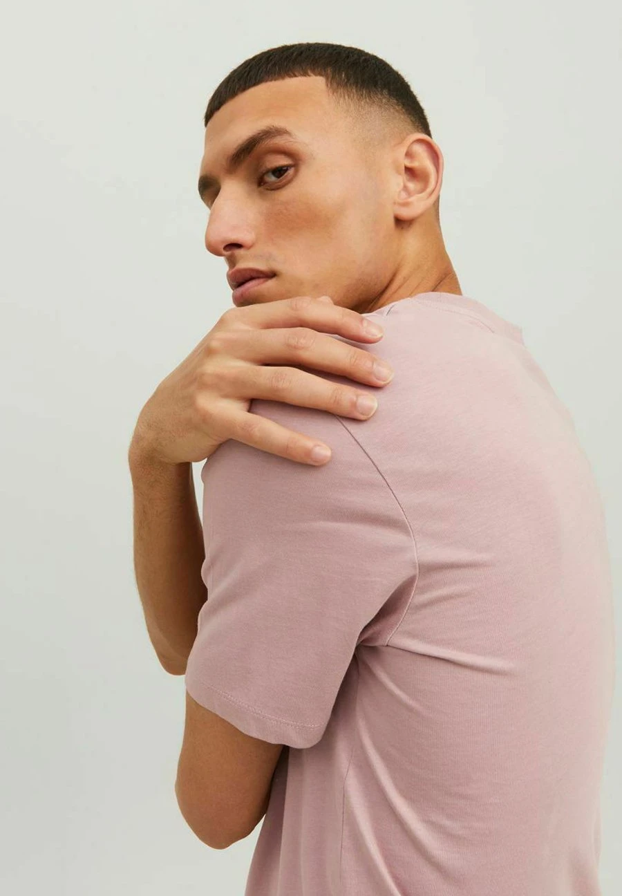 Jack & Jones Jjeorganic Basic Ss O-Neck Noos - T-Shirt Basic - Deauville Mauve 8 Jack & Jones Jjeorganic Basic Ss O-Neck Noos - T-Shirt Basic - Deauville Mauve - Afbeelding 6