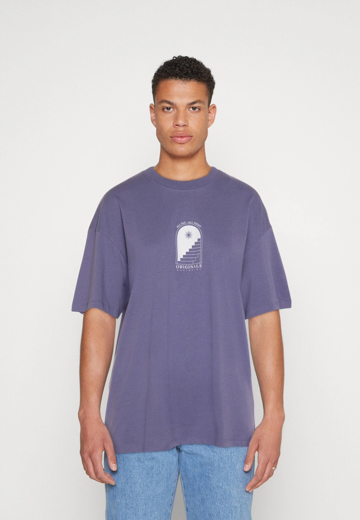 Jack & Jones Jordestiny Ss Crew Neck- T-Shirt Print - Twilight Purple 5 Jack & Jones Jordestiny Ss Crew Neck- T-Shirt Print - Twilight Purple - Afbeelding 3