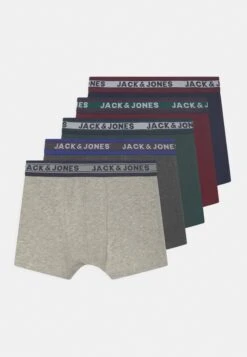 Jack & Jones Junior Jacoliver Jr 5 Pack - Onderbroeken - Dark Green Melange/Sea Moss/Port Royale/Navy Blazer/Lgm