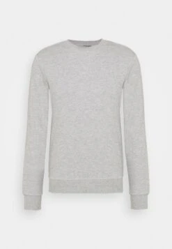 Jack & Jones Jjebasic Crew Neck - Sweater - Light Grey Melange