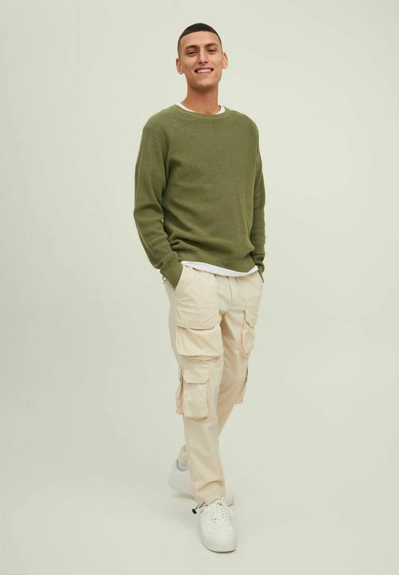 Jack & Jones JCOCLASSIC WAFFLE CREW NECK - Trui 4 Jack & Jones JCOCLASSIC WAFFLE CREW NECK - Trui - Afbeelding 2