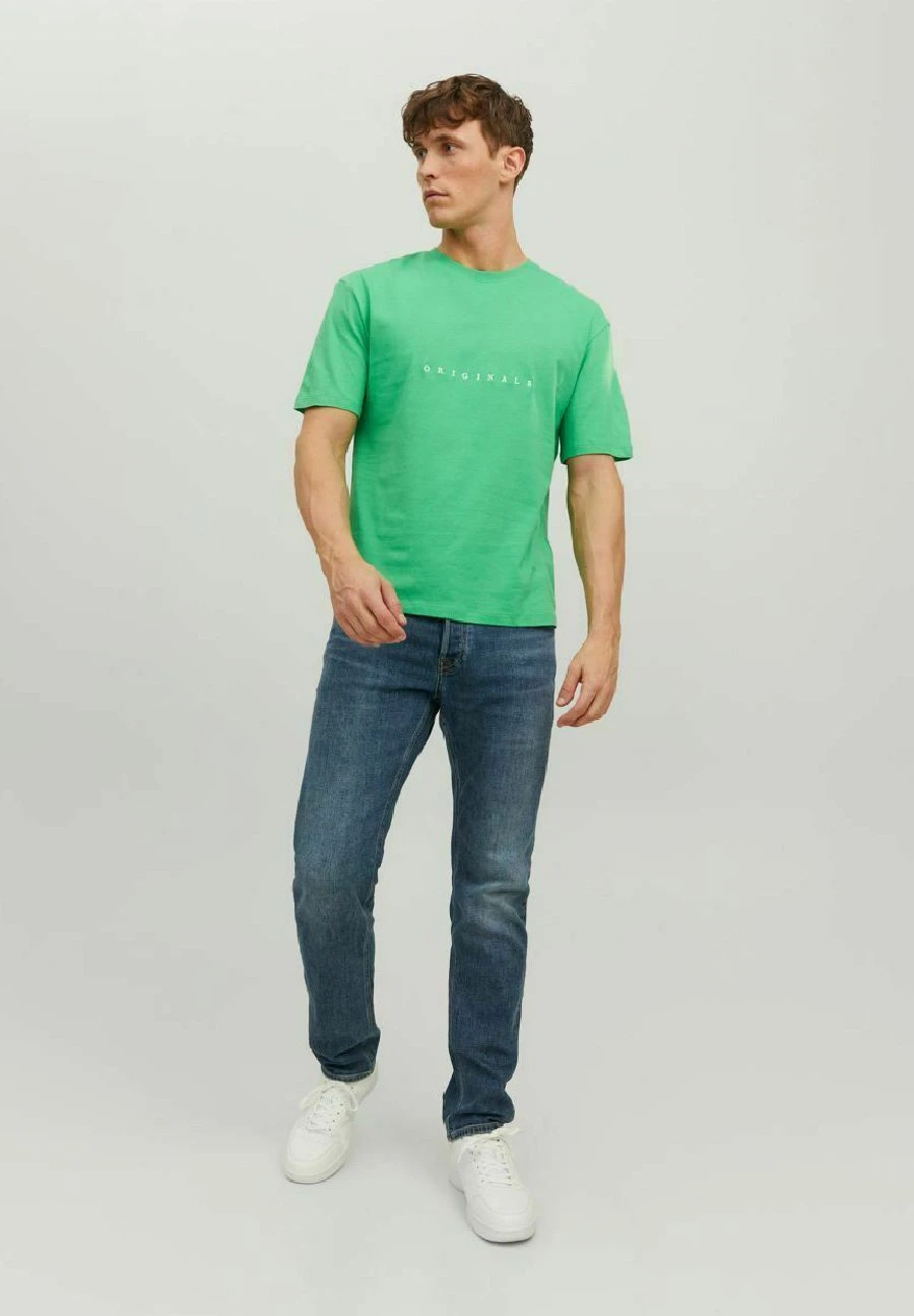 Jack & Jones Regular Fit Logo - T-Shirt Print - Island Green 4 Jack & Jones Regular Fit Logo - T-Shirt Print - Island Green - Afbeelding 2