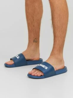 Jack & Jones Instappers Muiltjes Larry Heren Marine -Jack & Jones Winkel 9ab5ac7d167a26a73d602983fdbd537a