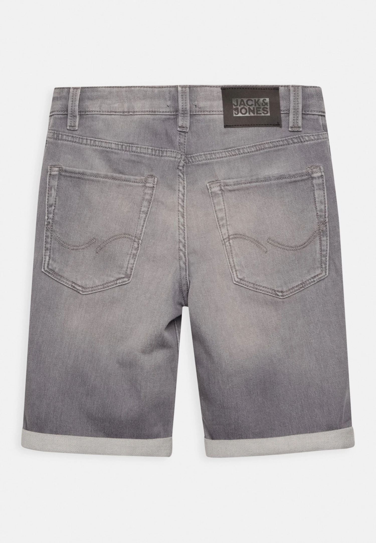 Jack & Jones Junior Jjirick Jjicon- Jeansshort - Grey Denim 4 Jack & Jones Junior Jjirick Jjicon- Jeansshort - Grey Denim - Afbeelding 2