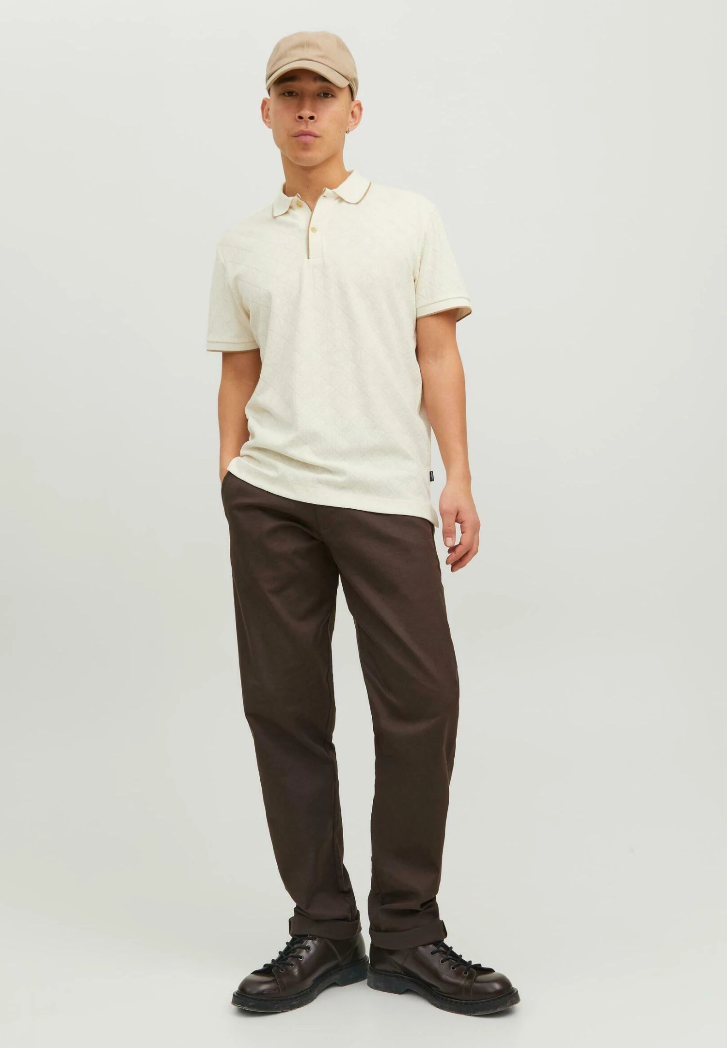 Jack & Jones Jprbluclifford- Poloshirt - White Pepper 4 Jack & Jones Jprbluclifford- Poloshirt - White Pepper - Afbeelding 2