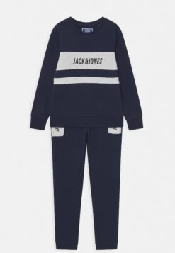 Jack & Jones Junior Jcotoms Tracksuit Jr Set - Trainingspak - Navy Blazer