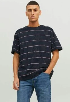 Jack & Jones GESTREIFTES CREW NECK - T-shirt Print