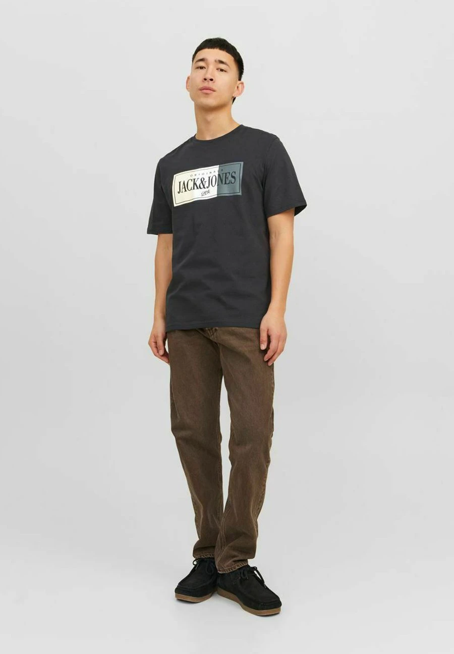 Jack & Jones Crew Neck - T-Shirt Print - Black 4 Jack & Jones Crew Neck - T-Shirt Print - Black - Afbeelding 2