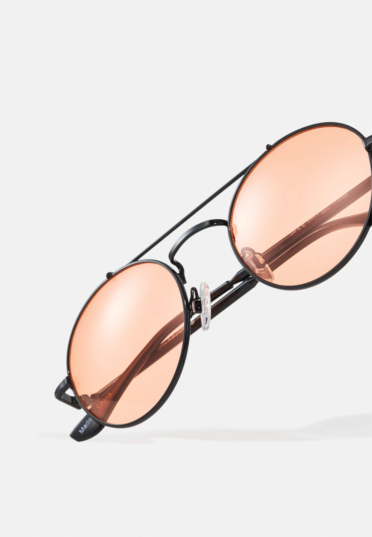 Jack & Jones Jacjulio Round Sunglasses Unisex - Zonnebril - Black/Orange 6 Jack & Jones Jacjulio Round Sunglasses Unisex - Zonnebril - Black/Orange - Afbeelding 4