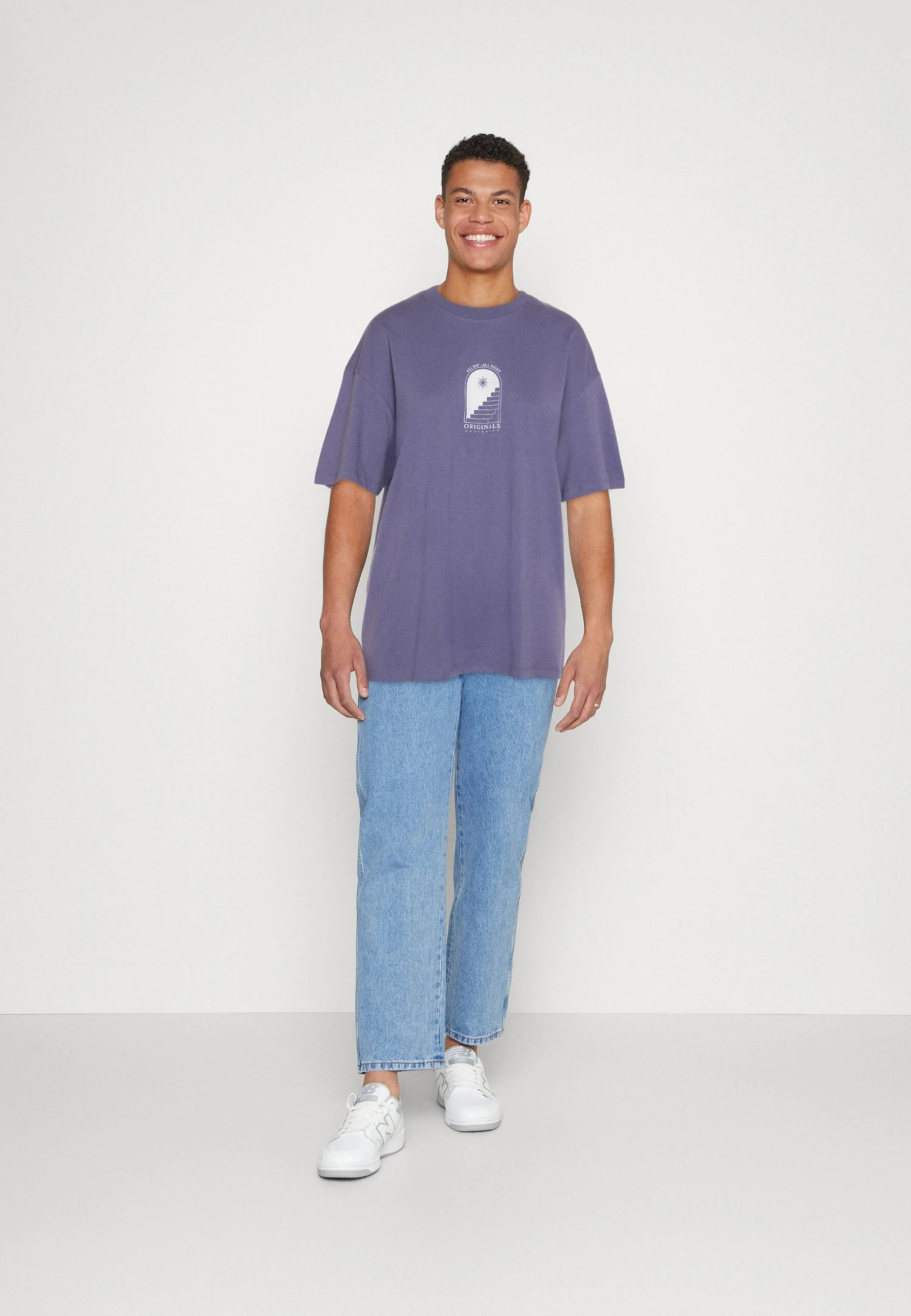 Jack & Jones Jordestiny Ss Crew Neck- T-Shirt Print - Twilight Purple 4 Jack & Jones Jordestiny Ss Crew Neck- T-Shirt Print - Twilight Purple - Afbeelding 2