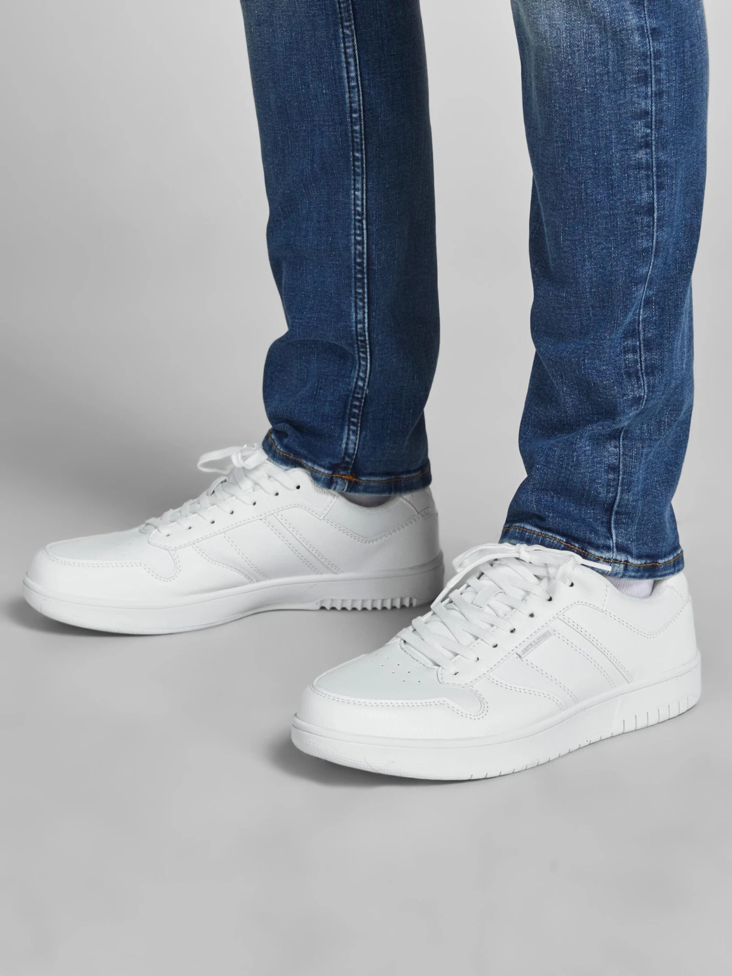 Jack & Jones Casual Sneakers Sneakers Laag Jam Heren Wit 6 Jack & Jones Casual Sneakers Sneakers Laag Jam Heren Wit - Afbeelding 4